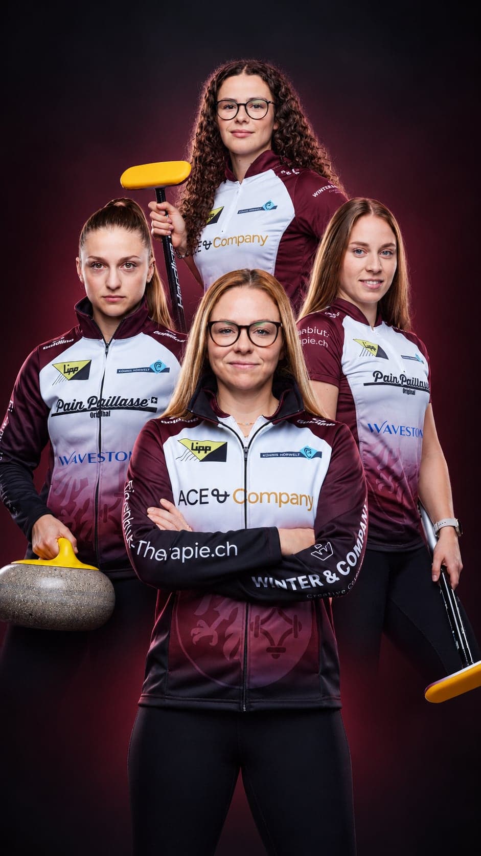 Team Pätz / Team Genève beim internationalen Curlingturnier